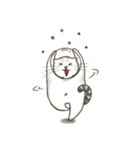 Space bun cat（個別スタンプ：6）