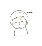 Space bun cat（個別スタンプ：21）