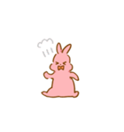 もも色うさぎ（個別スタンプ：30）