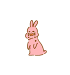 もも色うさぎ（個別スタンプ：39）