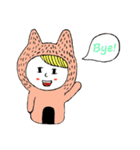 Girl in cat costume（個別スタンプ：2）