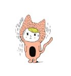 Girl in cat costume（個別スタンプ：5）
