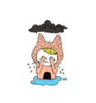 Girl in cat costume（個別スタンプ：6）
