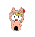 Girl in cat costume（個別スタンプ：8）