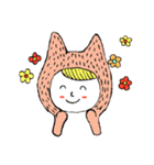 Girl in cat costume（個別スタンプ：9）