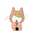 Girl in cat costume（個別スタンプ：13）
