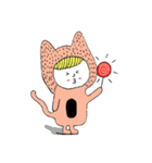 Girl in cat costume（個別スタンプ：16）