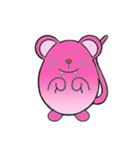 pink mice（個別スタンプ：1）