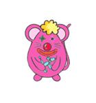 pink mice（個別スタンプ：3）