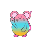 pink mice（個別スタンプ：5）