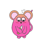 pink mice（個別スタンプ：11）