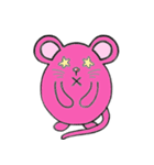 pink mice（個別スタンプ：14）