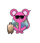 pink mice（個別スタンプ：17）