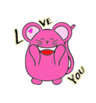 pink mice（個別スタンプ：26）