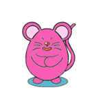 pink mice（個別スタンプ：32）