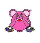 pink mice（個別スタンプ：36）