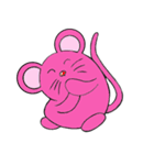 pink mice（個別スタンプ：38）