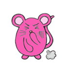 pink mice（個別スタンプ：39）