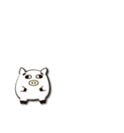 Look very open animals: P-Pig with DD＆OO（個別スタンプ：21）