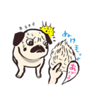 パグのこぶちゃん日常スタンプ（個別スタンプ：2）