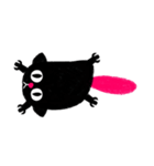 Pinku Pinku The Pink Tail Cat（個別スタンプ：4）
