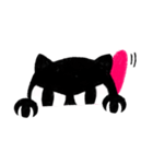 Pinku Pinku The Pink Tail Cat（個別スタンプ：21）