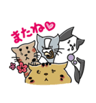 まるむぎうめしい。《4姉妹にゃんズ》（個別スタンプ：10）