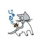まるむぎうめしい。《4姉妹にゃんズ》（個別スタンプ：22）