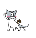 まるむぎうめしい。《4姉妹にゃんズ》（個別スタンプ：34）
