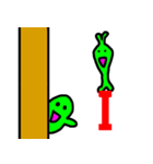 文字＆スライム3（個別スタンプ：9）