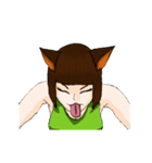 Wang Shi become a cat？（個別スタンプ：2）