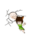 Wang Shi become a cat？（個別スタンプ：4）