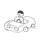 手描きのヒトくん（個別スタンプ：20）