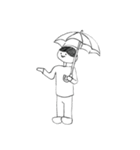手描きのヒトくん（個別スタンプ：32）