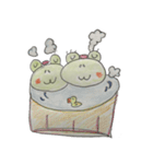ケロロとケロタンのラブな毎日（個別スタンプ：1）