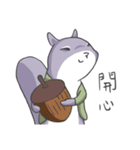 Two squirrels 2（個別スタンプ：35）