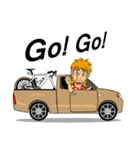 Young biker riders V.7（個別スタンプ：36）