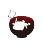 Cute~Rice cake friend（個別スタンプ：3）