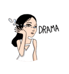 Sophisticated Classy With Attitude Girl（個別スタンプ：9）