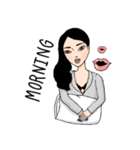 Sophisticated Classy With Attitude Girl（個別スタンプ：17）