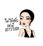 Sophisticated Classy With Attitude Girl（個別スタンプ：35）