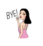 Sophisticated Classy With Attitude Girl（個別スタンプ：40）