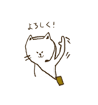 ねこAD 新人（個別スタンプ：11）