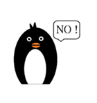 Black hemp penguin（個別スタンプ：9）