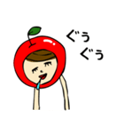 An Apple Girl - 日本語（個別スタンプ：25）