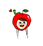 An Apple Girl - 日本語（個別スタンプ：29）