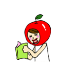 An Apple Girl - 日本語（個別スタンプ：30）