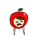 An Apple Girl - 日本語（個別スタンプ：33）