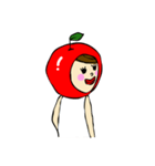 An Apple Girl - 日本語（個別スタンプ：39）