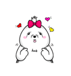 Fluffy Ball Girl - Chapter of Daily Life（個別スタンプ：1）